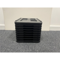 Eight Drawer Unit Black Eight Drawer Unit Black