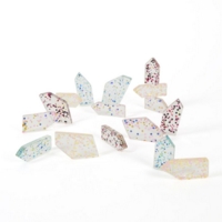 Glitter resin loose parts 16 pack