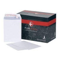 Plus Fabric C5 White Plain 110gsm Envelopes Box 250