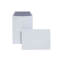 Plus Fabric C5 White Plain 110gsm Envelopes Box 250