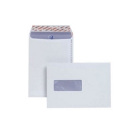 Plus Fabric C5 White Window 110gsm Envelopes Box 500