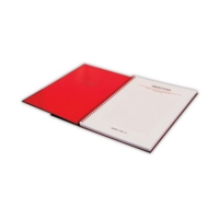 Black n Red A5 Wirebound Feint Ruled Notebook SINGLE