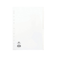 Concord 20-Part Subject Divider Wht A4