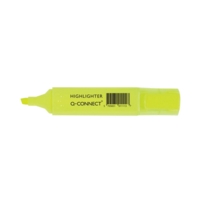 Q-Connect Yellow Highlighter Pens Box of 10