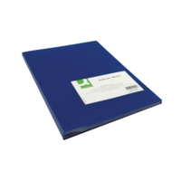 A4 Soft Cover Display 40 Pocket Presentation Book Blue