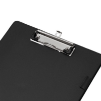 A4 Standard PVC Clipboard Black SINGLE