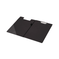 A4 Fold Over PVC Clipboard Black SINGLE