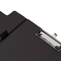 A4 Fold Over PVC Clipboard Black SINGLE