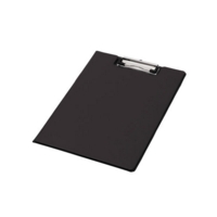 A4 Fold Over PVC Clipboard Black SINGLE