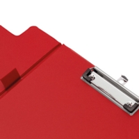 A4 Fold Over PVC Clipboard Red SINGLE
