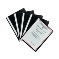 A4 Project Report Folders Black Pack of 25
