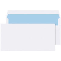 DL White Plain 100gsm Peel and Seal Envelopes Box of 50
