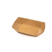 Kraft Small Food Tray 100mm x 60mm x 40mm Pack of 100