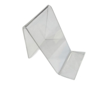 Portrait Acrylic Price Holder Tick Stand 80mm x 40mm Pk10