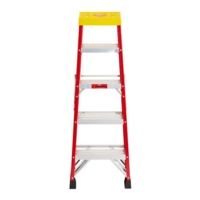4 Tread Step Ladder 1.3m Fibre glass and Aluminium