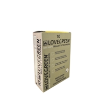 LoveGreen LGK40-03 Recycled Dry Wipe Pens Blue Box of 10