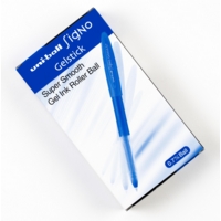 Uni-Ball Signo Grip Rollerball Pens Blue Ink Pack of 12