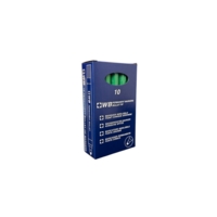 Permanent Bullet Tip Green Markers Box of 10