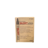 Ikon Industrial Permanent Paint Markers White Box of 12