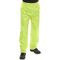 Hi-Viz Nylon Trousers Yellow XL