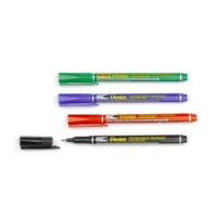 Pentel NF450 Extra Fine Marker Assorted set of 4