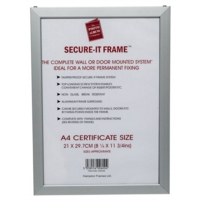 Secure It Aluminium Frame A4 Silver