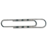 Jumbo 75mm Metal Paperclips Box of 100