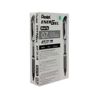 Pentel EnerGel XM Gel Pens Black Box of 12