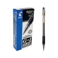 Pilot G1-07 Gel Rollerball Fine Black Box of 12