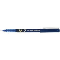 Pilot V7 Hi-Techpoint Rollerball Pen Blue Box of 12