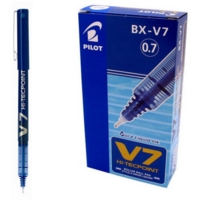 Pilot V7 Hi-Techpoint Rollerball Pen Blue Box of 12