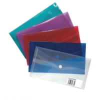 DL Stud Popper Assorted Coloured Wallets Pack of 5