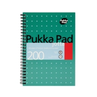 Pukka A5 Jotta Wirebound Metallic Notebook Pack of 3
