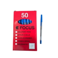 Kingswood Medium Ball Pens Blue Box of 50