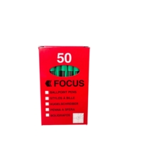 Kingswood Medium Ball Pens Green Box of 50