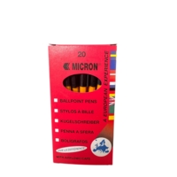 Kingswood Ballpoint Fine Black Pens Box of 20