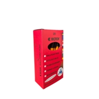 Kingswood Ballpoint Fine Black Pens Box of 20