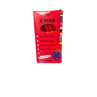 Kingswood Ballpoint Fine Red Pens Box of 20