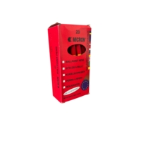 Kingswood Ballpoint Fine Red Pens Box of 20