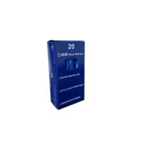 Kingswood Medium KIick Blue Retractable Pens Box of 20