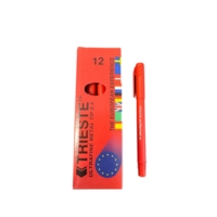 Kingswood Ultra Fine 0.4mm Pens Red Box of 12