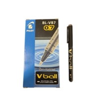Pilot V Ball Rollerball 0.7mm Fine Black Box of 12
