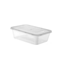 Rectangular Food Storage Container 650ml Pack of 50