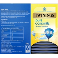 Twinings Pure Camomile Infusion Tea Bags Box of 20