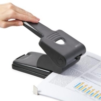 Rapesco 865 Heavy Duty 63 Sheets Black Hole Punch