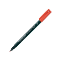 Staedtler Lumocolour Perm Fine Red Pk10
