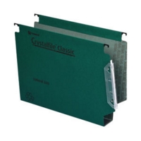 Rexel Crystalfile 30mm Lat File Grn P25