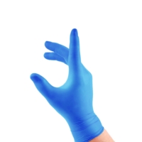 Vinyl Glove Blue Powder Free Medium, Pk 100