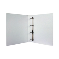 A4 Presentation 4-Ring 25mm Binder White SINGLE