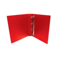 A4 Presentation 4-Ring 25mm Binder Red SINGLE
